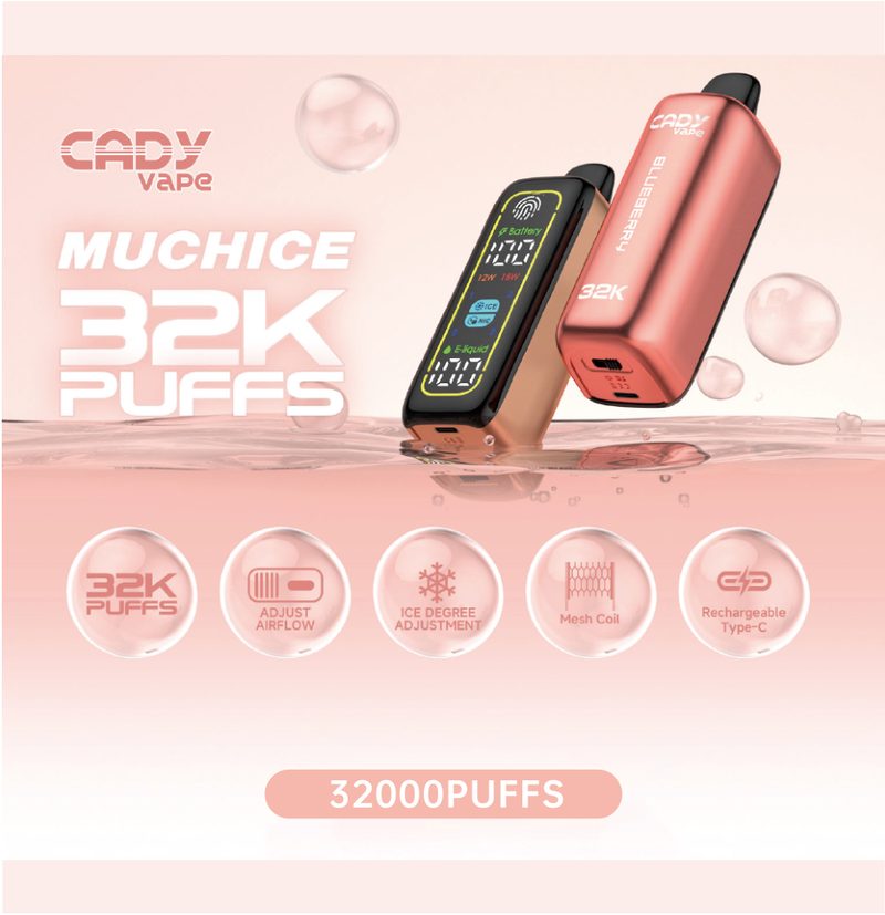 MUCHICE 32K 퍼프 일회용 기기